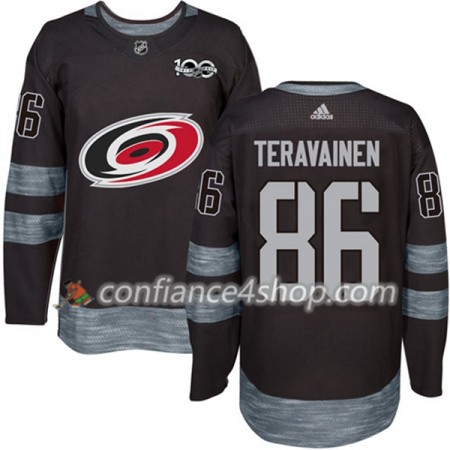 Adidas Maillot de Hockey Carolina Hurricanes Teuvo Teravainen 86 1917-2017 100th Anniversary Noir Authentic - Homme
